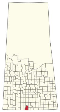 Location of the RM of Old Post No. 43 in Saskatchewan