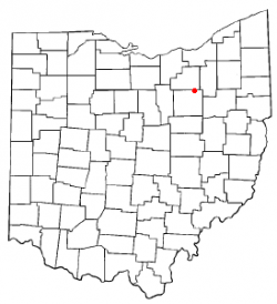 Location of Rittman, Ohio