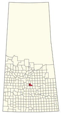 Location of the RM of Morris No. 312 in Saskatchewan