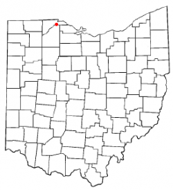 Location of Northwood, Ohio