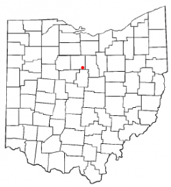 Location of Galion, Ohio