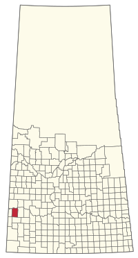 Location of the RM of Happyland No. 231 in Saskatchewan