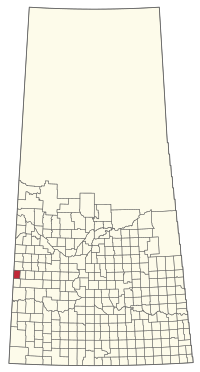 Location of the RM of Antelope Park No. 322 in Saskatchewan