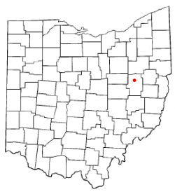 Location of Dover, Ohio