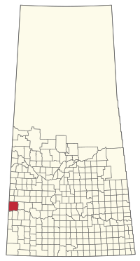 Location of the RM of Chesterfield No. 261 in Saskatchewan