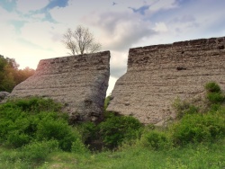 Remnants of the failed Austin Dam in Keating Township