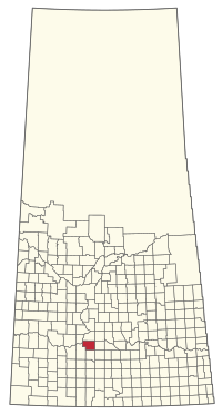 Location of the RM of Enfield No. 194 in Saskatchewan