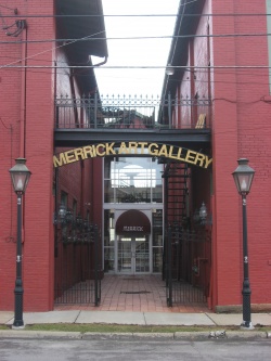 Entrance to the Merrick Art Gallery, a local landmark