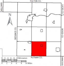 Location of Marion Township in Henry County