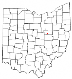 Location of Killbuck, Ohio