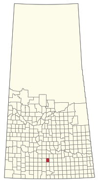 Location of the RM of Hillsborough No. 132 in Saskatchewan