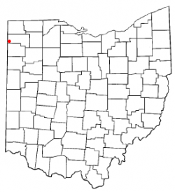 Location of Hicksville, Ohio