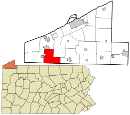 Location in Erie County and the U.S. state of Pennsylvania