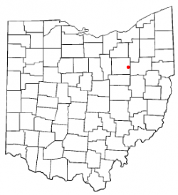Location of Dalton, Ohio