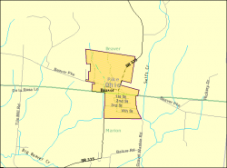 Detailed map of Beaver